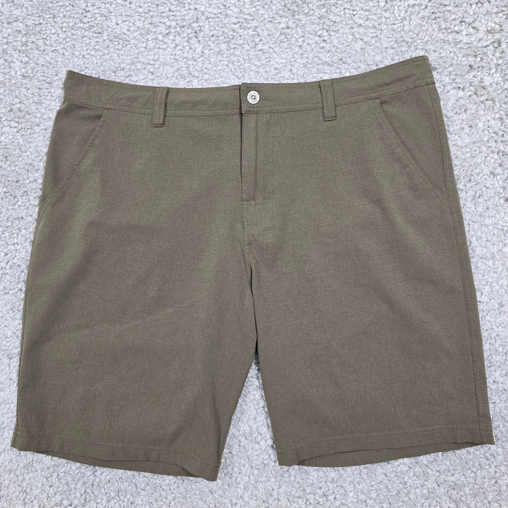 Prana Shorts Mens 40 Brown Stretch Ripstop Hiking‎ Gorpcore Outdoor